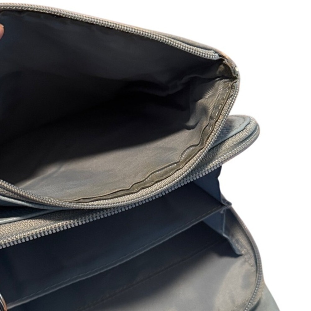 Giani Bernini Baby Blue Leather‎ Crossbody Bag Mini Minimalist Vacation - Picture 9 of 14